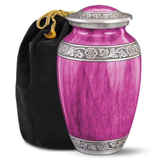 Watercolors Purple Adult Urn for Ashes